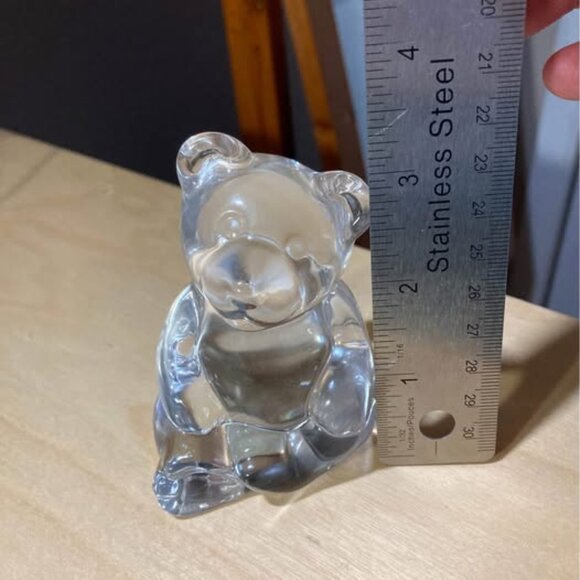 Princess House Germany Lead Crystal Bear Ornament - Picture 3 of 7